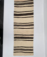 Turkish Lumbar Rug Pillow Beige Brown Cushion Cover Hemp Pillow 14" x 40" #9409