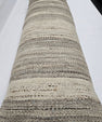 Turkish Lumbar Rug Pillow Beige Brown Cream Cushion Cover Hemp Pillow 14" x 40" #9383