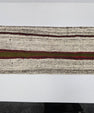 Turkish Lumbar Rug Pillow Gray Red Green Cushion Cover Hemp Pillow 14" x 40" #9406