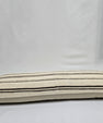 Turkish Lumbar Rug Pillow Cream Brown Cushion Cover Hemp Pillow 14" x 40" #9400