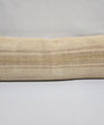 Turkish Lumbar Rug Pillow Beige Brown Cushion Cover Hemp Pillow 14" x 40" #9307