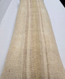 Turkish Lumbar Rug Pillow Beige Brown Cushion Cover Hemp Pillow 14" x 40" #9307