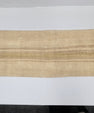 Turkish Lumbar Rug Pillow Beige Brown Cushion Cover Hemp Pillow 14" x 40" #9307