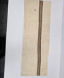 Turkish Lumbar Rug Pillow Cream Red Brown Cushion Cover Hemp Pillow 14" x 40" #9369