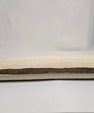 Turkish Lumbar Rug Pillow Cream Brown Cushion Cover Hemp Pillow 14" x 40" #9355