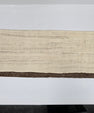 Turkish Lumbar Rug Pillow Cream Brown Cushion Cover Hemp Pillow 14" x 40" #9355