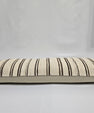 Turkish Lumbar Rug Pillow Beige Brown Black Cushion Cover Hemp Pillow 14" x 40" #9363