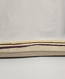 Turkish Lumbar Rug Pillow Beige Brown Purple Cushion Cover Hemp Pillow 14" x 40" #9361
