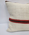 Turkish Hemp Pillow Natural Beige Brown Orange Pillow Cushion Cover 24" x 24" #9294