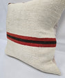 Turkish Hemp Pillow Natural Beige Brown Orange Pillow Cushion Cover 24" x 24" #9294