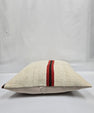 Turkish Hemp Pillow Natural Beige Brown Orange Pillow Cushion Cover 24" x 24" #9294