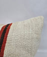 Turkish Hemp Pillow Natural Beige Brown Orange Pillow Cushion Cover 24" x 24" #9293