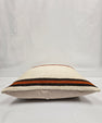 Turkish Hemp Pillow Natural Beige Brown Orange Pillow Cushion Cover 24" x 24" #9293