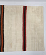 Turkish Hemp Pillow Natural Beige Brown Orange Pillow Cushion Cover 24" x 24" #9293