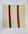 Turkish Hemp Pillow Natural Beige Brown Orange Pillow Cushion Cover 24" x 24" #9292