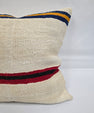 Turkish Hemp Pillow Natural Beige Brown Orange Pillow Cushion Cover 24" x 24" #9291