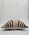 Turkish Hemp Pillow Natural Beige Brown Pillow Cushion Cover 24" x 24" #9289