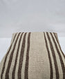 Turkish Hemp Pillow Natural Beige Brown Pillow Cushion Cover 24" x 24" #9289