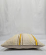 Turkish Hemp Pillow Natural Beige Yellow Brown Pillow Cushion Cover 24" x 24" #9282