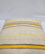Turkish Hemp Pillow Natural Beige Yellow Brown Pillow Cushion Cover 24" x 24" #9282