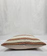 Turkish Hemp Pillow Natural Beige Brown Gray Pillow Cushion Cover 24" x 24" #9279