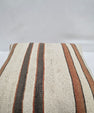 Turkish Hemp Pillow Natural Beige Brown Gray Pillow Cushion Cover 24" x 24" #9279