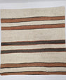Turkish Hemp Pillow Natural Beige Brown Gray Pillow Cushion Cover 24" x 24" #9279