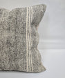 Turkish Hemp Pillow Natural Beige Gray Pillow Cushion Cover 24" x 24" #9278