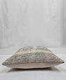 Turkish Hemp Pillow Natural Beige Gray Pillow Cushion Cover 24" x 24" #9278