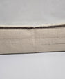 Turkish Lumbar Rug Pillow Beige Brown Cushion Cover Hemp Pillow 14" x 40" #9398