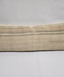 Turkish Lumbar Rug Pillow Beige Brown Green Cushion Cover Hemp Pillow 14" x 40" #9395