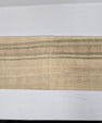 Turkish Lumbar Rug Pillow Beige Brown Green Cushion Cover Hemp Pillow 14" x 40" #9395