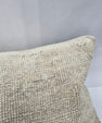 Turkish Lumbar Rug Pillow Beige Cushion Cover Pillow 12" x 48" #9559