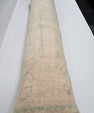 Turkish Lumbar Rug Pillow Beige Green Cushion Cover Pillow 12" x 48" #9541