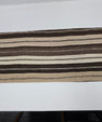 Turkish Lumbar Rug Pillow Beige Brown Cushion Cover Hemp Pillow 14" x 40" #9421