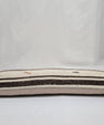 Turkish Lumbar Rug Pillow Beige Brown Blue Cushion Cover Hemp Pillow 14" x 40" #9418