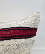 Turkish Hemp Pillow Natural Beige Red Black Pillow Cushion Cover 24" x 24" #9273