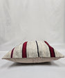 Turkish Hemp Pillow Natural Beige Red Black Pillow Cushion Cover 24" x 24" #9273