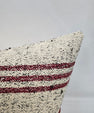 Turkish Hemp Pillow Natural Beige Red Black Pillow Cushion Cover 24" x 24" #9276