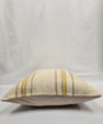 Turkish Hemp Pillow Natural Beige Yellow Brown Pillow Cushion Cover 24" x 24" #9275