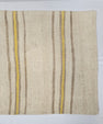 Turkish Hemp Pillow Natural Beige Yellow Brown Pillow Cushion Cover 24" x 24" #9275
