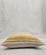Turkish Hemp Pillow Natural Beige Yellow Brown Pillow Cushion Cover 24" x 24" #9272