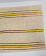 Turkish Hemp Pillow Natural Beige Yellow Brown Pillow Cushion Cover 24" x 24" #9272
