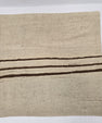 Turkish Hemp Pillow Natural Beige Brown Pillow Cushion Cover 24" x 24" #9268