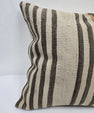 Turkish Hemp Pillow Natural Brown Beige Pillow Cushion Cover 24" x 24" #9270