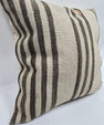 Turkish Hemp Pillow Natural Brown Beige Pillow Cushion Cover 24" x 24" #9270