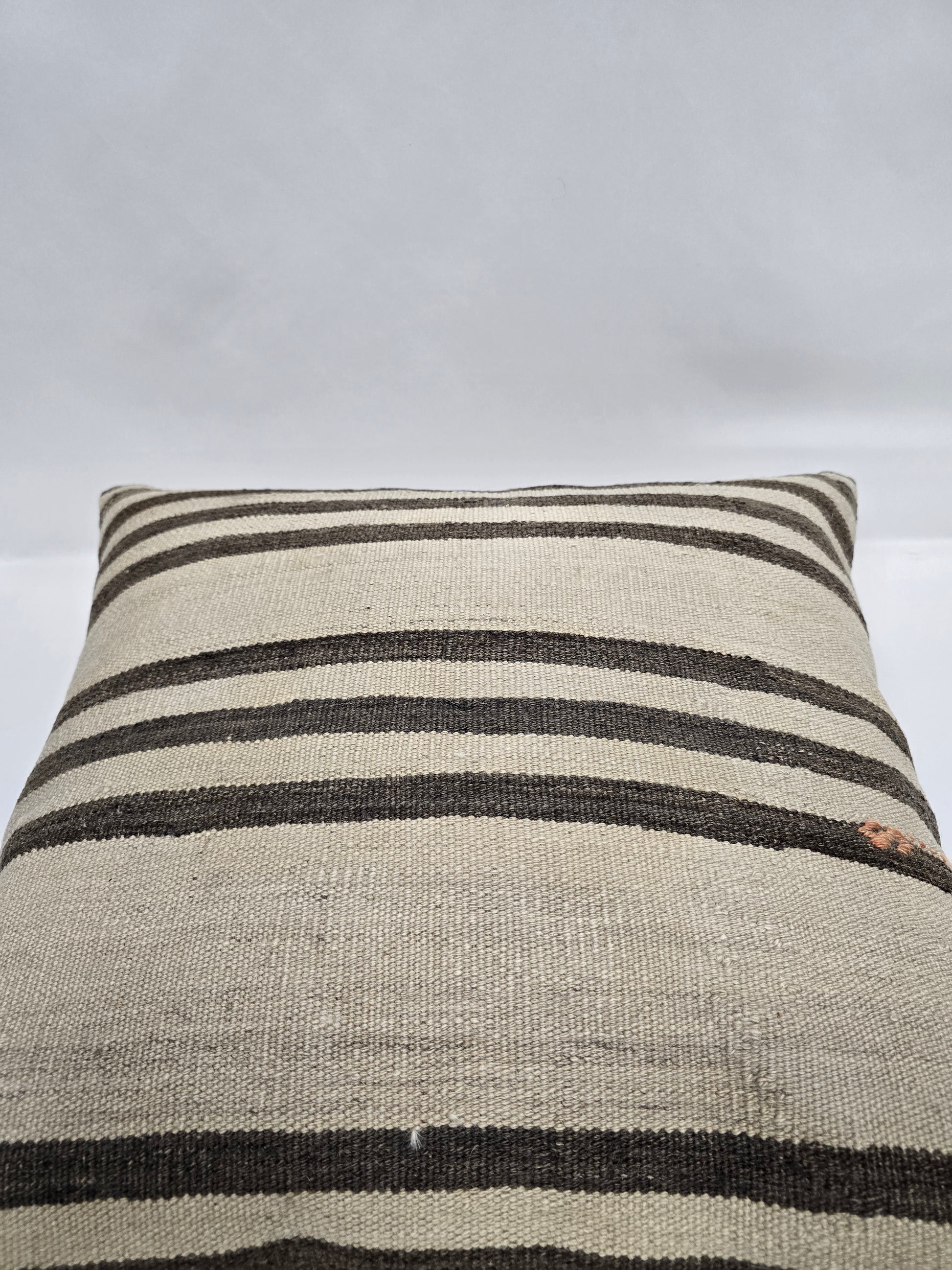 Turkish Hemp Pillow Natural Brown Beige Pillow Cushion Cover 24" x 24" #9270