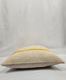 Turkish Hemp Pillow Natural Beige Yellow Brown Pillow Cushion Cover 24" x 24" #9267