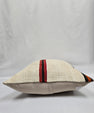 Turkish Hemp Pillow Natural Beige Red Black Orange Pillow Cushion Cover 24" x 24" #9263