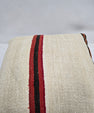 Turkish Hemp Pillow Natural Beige Red Black Orange Pillow Cushion Cover 24" x 24" #9263